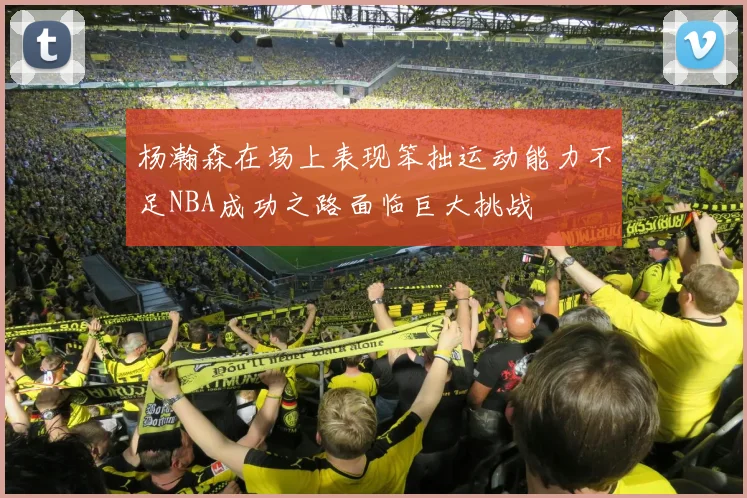 杨瀚森在场上表现笨拙运动能力不足NBA成功之路面临巨大挑战