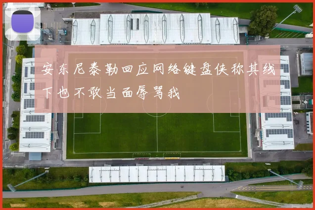 安东尼泰勒回应网络键盘侠称其线下也不敢当面辱骂我